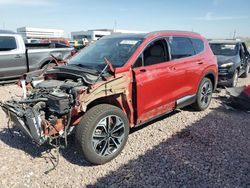 Hyundai Santa fe Limited salvage cars for sale: 2019 Hyundai Santa FE Limited