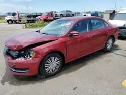 Salvage cars for sale at Woodhaven, MI auction: 2015 Volkswagen Passat S