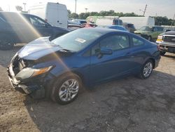 Salvage cars for sale at Indianapolis, IN auction: 2014 Honda Civic LX