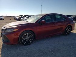 Salvage cars for sale at Andrews, TX auction: 2018 Toyota Camry L