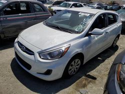 Salvage cars for sale from Copart Martinez, CA: 2016 Hyundai Accent SE