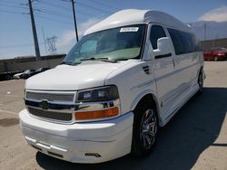 Salvage cars for sale from Copart Rancho Cucamonga, CA: 2014 Chevrolet Express G2500 3LT