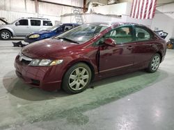 Honda Civic salvage cars for sale: 2010 Honda Civic LX