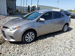 Salvage cars for sale at Tifton, GA auction: 2015 Toyota Corolla L