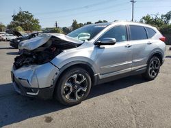 Salvage Cars with No Bids Yet For Sale at auction: 2017 Honda CR-V Touring