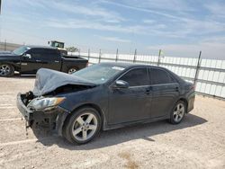 Salvage cars for sale at Andrews, TX auction: 2012 Toyota Camry Base