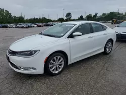 Chrysler salvage cars for sale: 2016 Chrysler 200 C