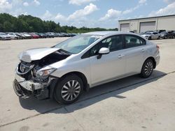 Salvage cars for sale at Gaston, SC auction: 2013 Honda Civic LX