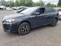 Subaru salvage cars for sale: 2018 Subaru Crosstrek Premium