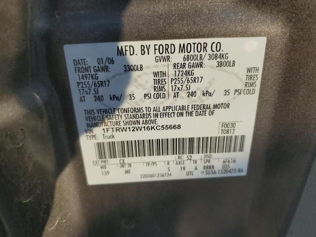 2006 Ford F150 Supercrew