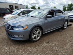 Salvage cars for sale at Elgin, IL auction: 2013 Volkswagen Passat SEL