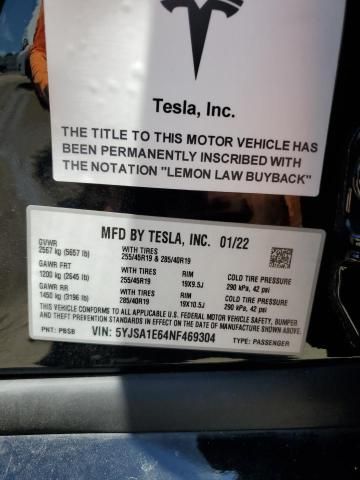 2022 Tesla Model S