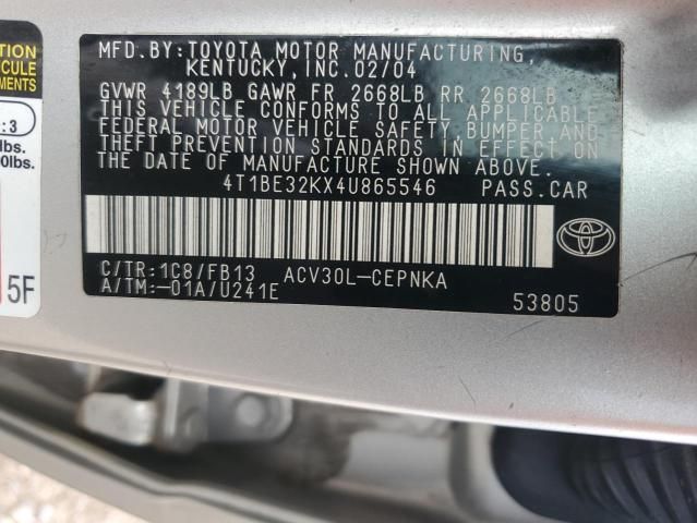 2004 Toyota Camry LE