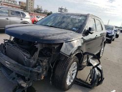 Salvage cars for sale at New Orleans, LA auction: 2017 Ford Explorer XLT