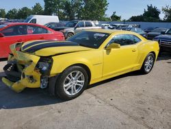 Salvage cars for sale from Copart Bridgeton, MO: 2015 Chevrolet Camaro LS