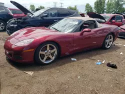 Salvage cars for sale at Elgin, IL auction: 2007 Chevrolet Corvette