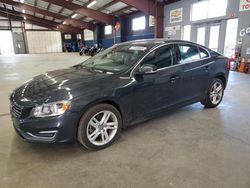 Salvage cars for sale at East Granby, CT auction: 2015 Volvo S60 Premier