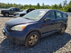 Salvage cars for sale at Windham, ME auction: 2009 Honda CR-V LX