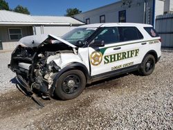 Salvage cars for sale at Prairie Grove, AR auction: 2013 Ford Explorer Police Interceptor