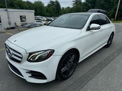 Salvage cars for sale at North Billerica, MA auction: 2019 Mercedes-Benz E 300 4matic