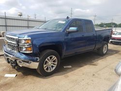 Salvage trucks for sale at Dyer, IN auction: 2015 Chevrolet Silverado K1500 LT