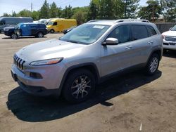 Jeep salvage cars for sale: 2015 Jeep Cherokee Latitude