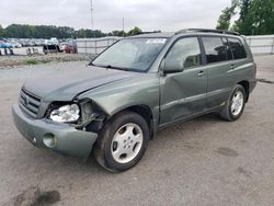 Salvage cars for sale at Dunn, NC auction: 2004 Toyota Highlander Base