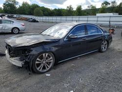 Salvage cars for sale at Grantville, PA auction: 2017 Mercedes-Benz S 550 4matic