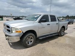 Salvage cars for sale from Copart Houston, TX: 2012 Dodge RAM 1500 ST