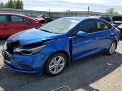 Salvage cars for sale at Arlington, WA auction: 2018 Chevrolet Cruze LT