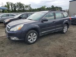 Salvage cars for sale at Spartanburg, SC auction: 2012 Subaru Outback 2.5I