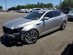 Salvage cars for sale from Copart Denver, CO: 2015 KIA Optima SX