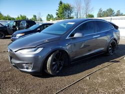 Salvage cars for sale at Bowmanville, ON auction: 2020 Tesla Model X