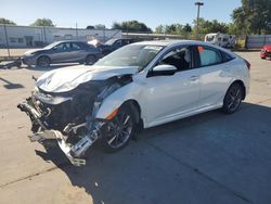 Salvage cars for sale at Sacramento, CA auction: 2020 Honda Civic EX