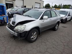 Salvage cars for sale from Copart Woodburn, OR: 2001 Lexus RX 300