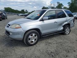 Salvage cars for sale at Baltimore, MD auction: 2001 Acura MDX Touring