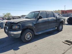 Salvage cars for sale from Copart Anthony, TX: 2001 Ford F150 Supercrew