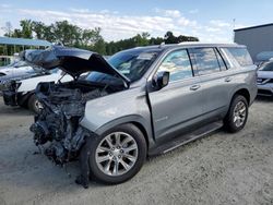 Chevrolet salvage cars for sale: 2021 Chevrolet Tahoe C1500 Premier