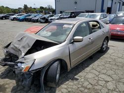 Salvage cars for sale at Vallejo, CA auction: 2004 Honda Accord EX