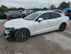 Salvage cars for sale at auction: 2020 Volvo S60 T5 Momentum