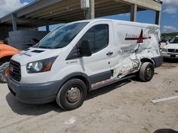 Salvage trucks for sale at West Palm Beach, FL auction: 2015 Ford Transit T-150