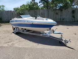 Salvage boats for sale at Ham Lake, MN auction: 1989 Wells Cargo 233ECLIPSE