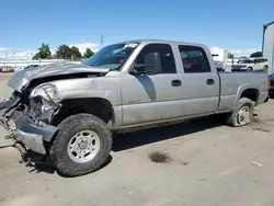 Chevrolet salvage cars for sale: 2002 Chevrolet Silverado K2500 Heavy Duty