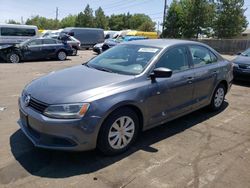 Volkswagen Vehiculos salvage en venta: 2012 Volkswagen Jetta Base