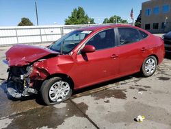 Hyundai Elantra salvage cars for sale: 2010 Hyundai Elantra Blue