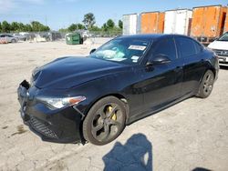 Salvage cars for sale at Bridgeton, MO auction: 2017 Alfa Romeo Giulia Q4