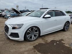 Salvage cars for sale at Dyer, IN auction: 2019 Audi Q8 Prestige