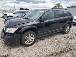 Salvage cars for sale at Franklin, WI auction: 2015 Dodge Journey SXT