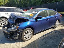 Salvage cars for sale at Waldorf, MD auction: 2019 Nissan Sentra S