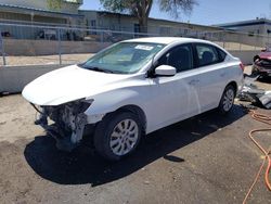 Vehiculos salvage en venta de Copart Albuquerque, NM: 2016 Nissan Sentra S